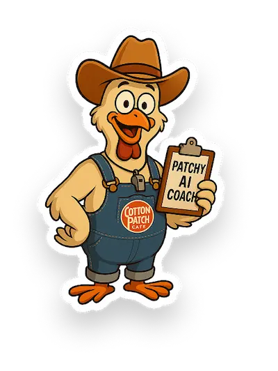 Cotton Patch Cafe mascot